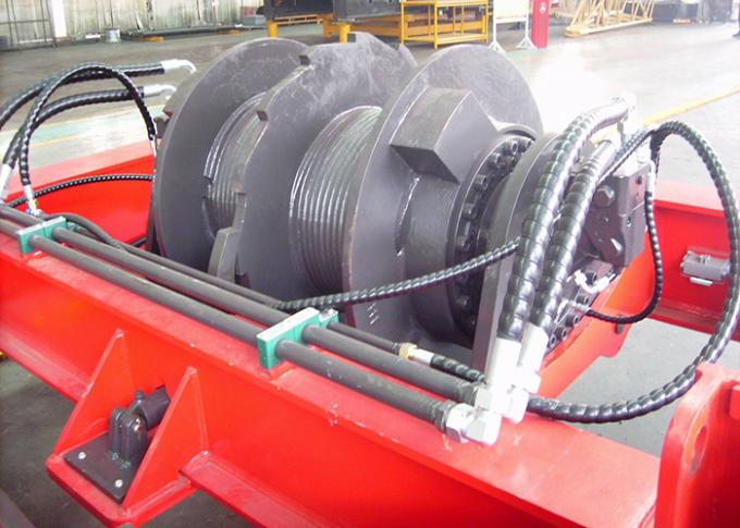 Low Noise Operation Marine Hydraulic Winch Double Drum Winch