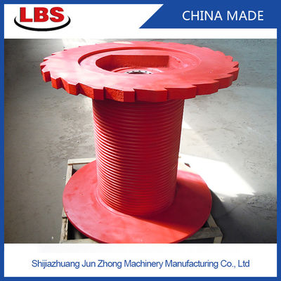 China Petroleum Oil Drilling Winch Drum With Special Rope Groove supplier
