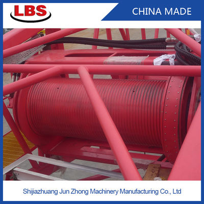 China High Efficiency Carbon Steel Tower Hoist Winch With Grooved Drum supplier