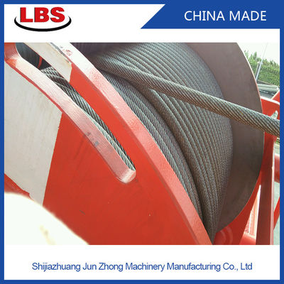 China Heavy Duty  Groove Drum Tower Crane Winch With 100m - 10000m Rope supplier