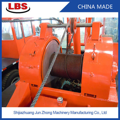 China Hydraulic / Electric Workover winch Compact Structure With grooved drum supplier