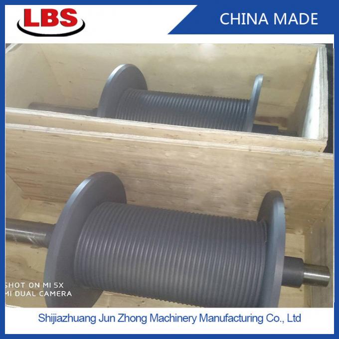 Wire Rope Drum Factory/  Grooved Drum with Shaft
